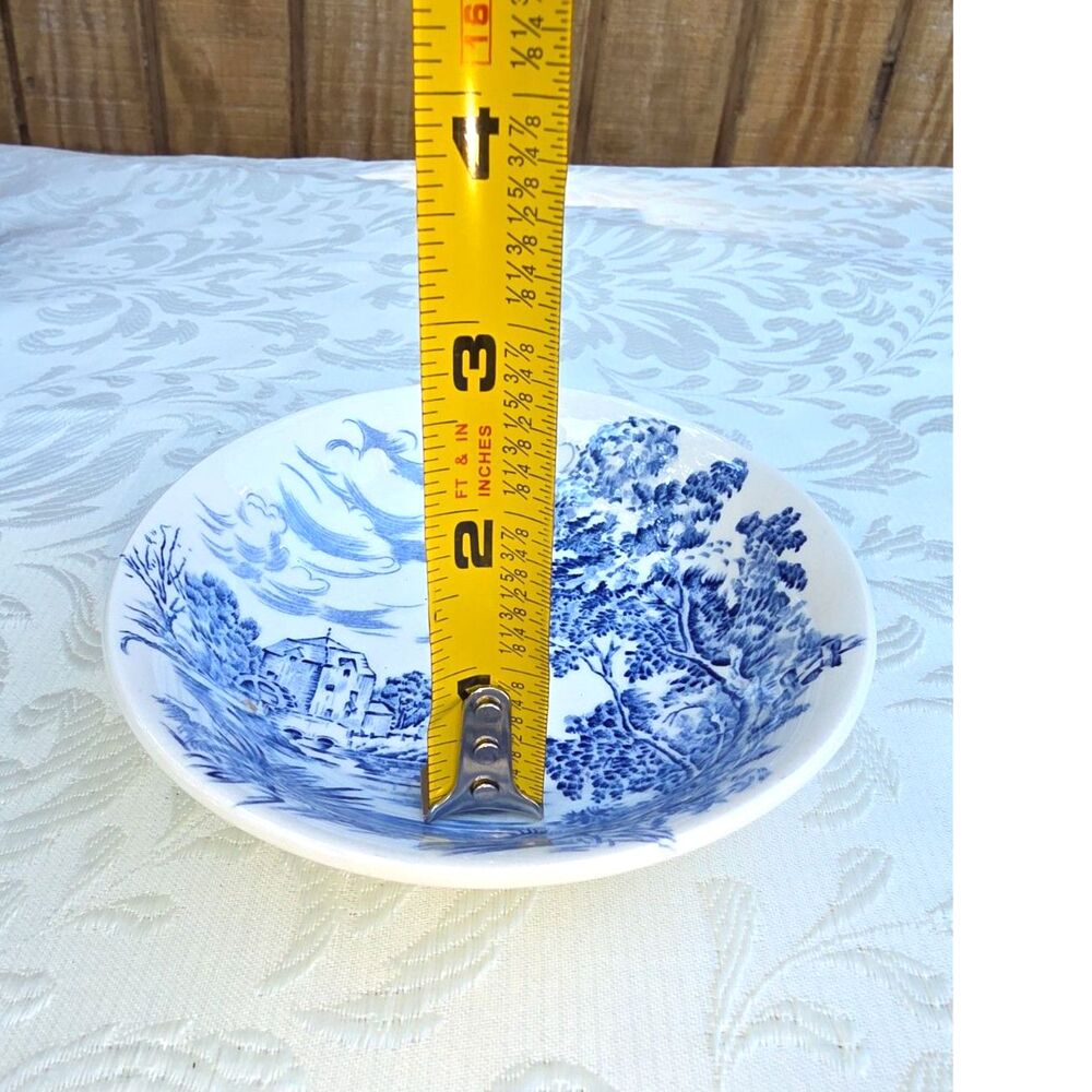 Vintage Enoch Wedgwood Tunstall Countryside Fruit Berry Dessert Bowl 5" - Picture 4 of 5
